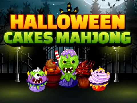 Play Halloween Cakes Mahjong - Free Online Puzzle