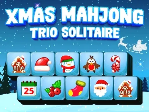Play Xmas Mahjong Trio Solitaire - Free Online Puzzle